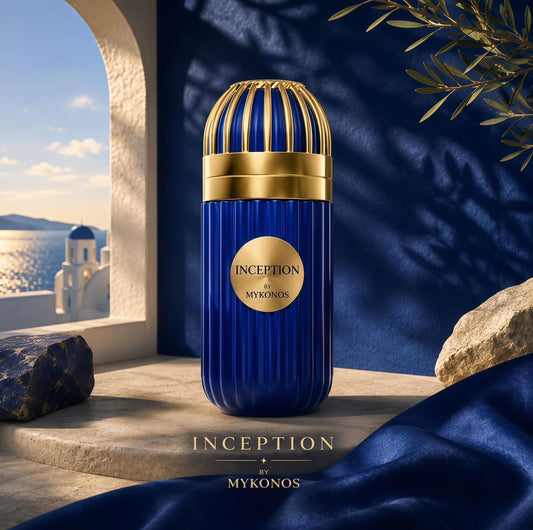 Mykonos Inception Extrait de Parfum Unisex 100ml Fragancia Cítrica Especiada y Amaderada para Ocasiones Especiales y Uso Diario
