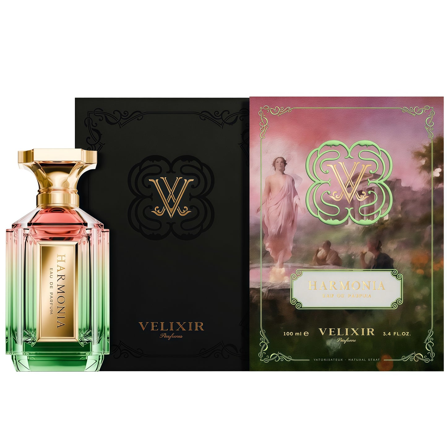 Velixir Harmonia Eau de Parfum Unisex Fragancia Floral Fresca y Amaderada 100ml para Uso Diario y Oficina