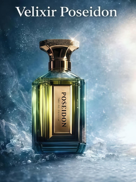 Velixir Poseidon Eau de Parfum Unisex 100ml | Fragancia Cítrica, Fresca y Ambarada