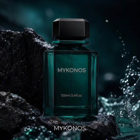 Mykonos Sorrento Extrait de Parfum Unisex 100 ml Fragancia Cítrica Acuática y Ambarada Inspirada en la Costa Mediterránea Italiana Fresca y Elegante