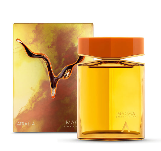 Atralia Magma Ember Dusk Eau de Parfum Unisex 80ml | Fragancia Especiada, Floral y Avainillada