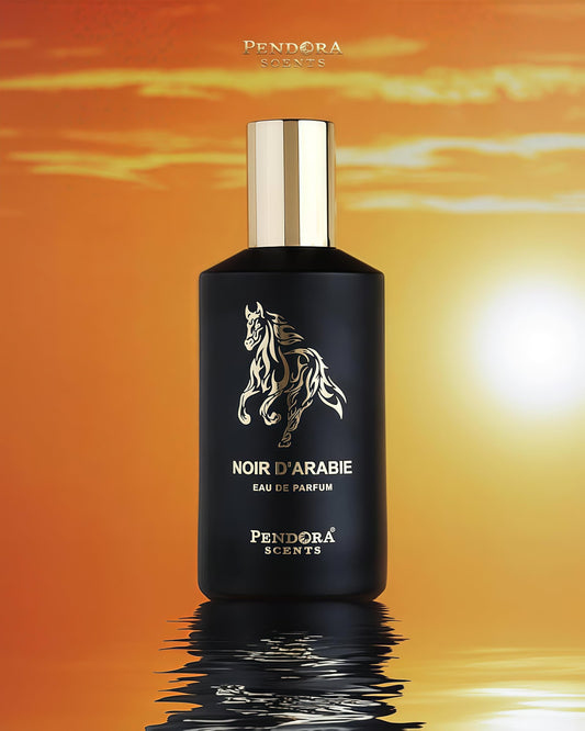 Pendora Noir d'Arabie Paris Corner Perfume Arabe Eau de Parfum Unisex 100ml Original Aroma Oscuro y Seductor Notas de Azafrán y Bergamota