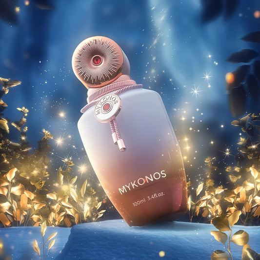 Mykonos Satin Blanc Extrait de Parfum Unisex 100ml Fragancia Fresca Floral y Ambarada con Notas de Bergamota y Ámbar Blanco 100ml