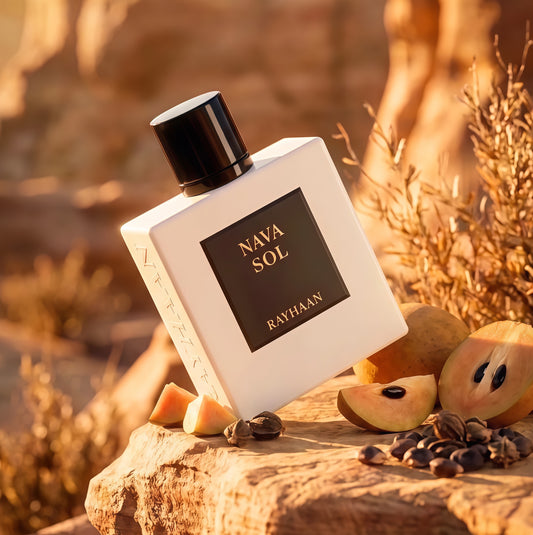 Nava Sol Rayhaan Eau de Parfum Unisex 100ml | Fragancia Floral, Almizclada y Amaderada
