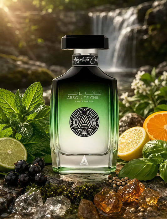 Atralia Absolute Chill Eau de Parfum Unisex 100ml | Fragancia Cítrica, Aromática y Almizclada