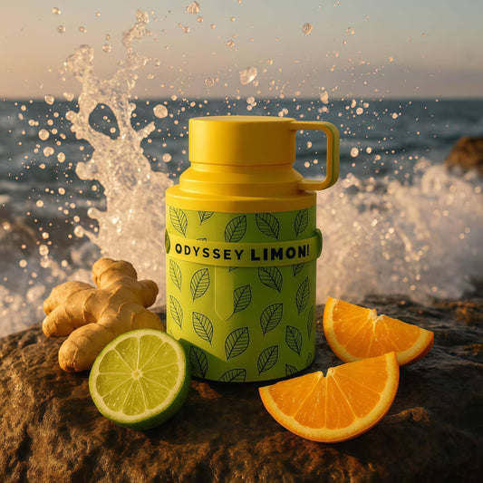 Armaf Perfume de Lujo Odyssey Limoni 100ml Fragancia Fresca Cítrica y Amaderada Unisex 100% Original Larga Duración Ideal para Uso Diario y Regalo Especial