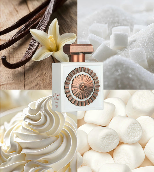 Lattafa Nebras Elixir 100ml Eau De Parfum UNISEX Fragancia Nocturna Dulce y Enigmática con Notas de Caramelo y Heliotropo Ideal para Citas Nocturnas Oud Cautivador Ámbar Vainilla