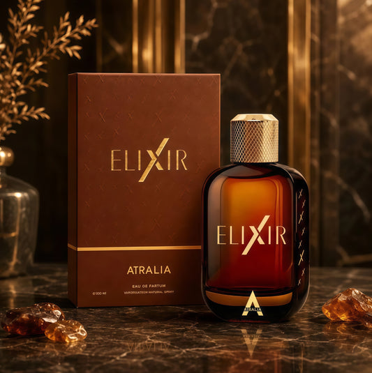 Atralia Elixir Eau de Parfum Unisex 100ml | Fragancia Aromática, Gourmand y Ambarada