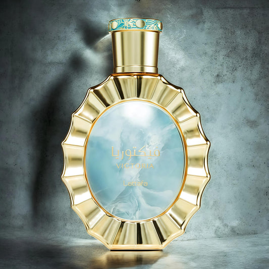 Victoria Lattafa Perfumes 100ML – Perfume Unisex Floral Gourmand con Toques de Limón Merengado y Vainilla