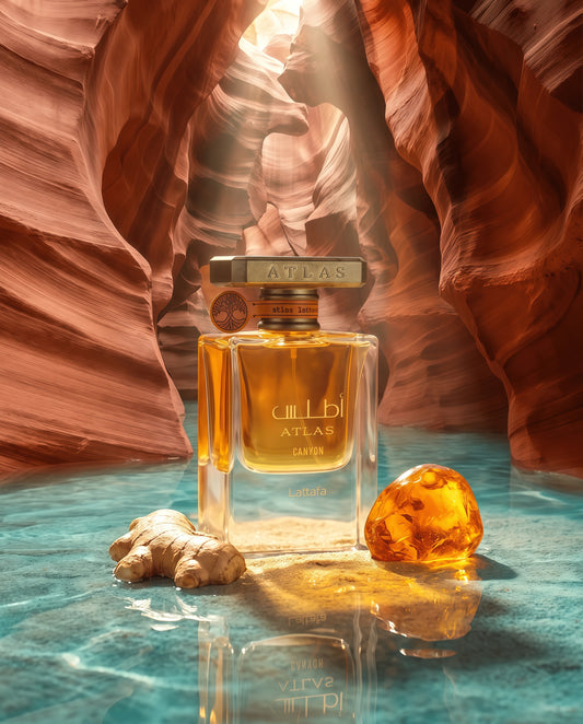 Lattafa Atlas Canyon Eau de Parfum Unisex 55ml Fragancia Cítrica Marina y Amaderada para Primavera y Verano