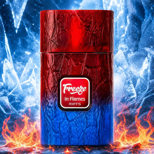 Freeze In Flames 100ml Perfume Unisex Fragancia Afrutada Aromática y Amaderada para Uso Diario y Actividades al Aire Libre