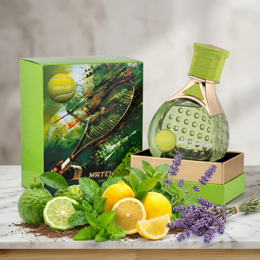 ARMAF Match Point Eau- para Hombre - Fragancia Versátil con Notas Cítricas y Aromáticas - Ideal para Primavera y Verano