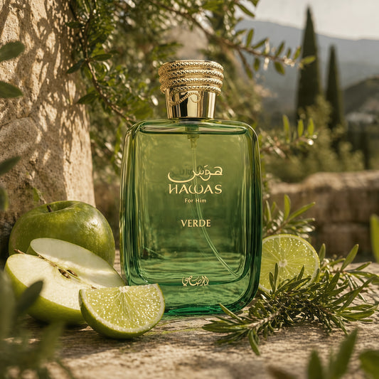 Hawas Verde Eau de Parfum Hombre 100 ml Fragancia Tropical Fresca y Amaderada para Hombres Modernos y Elegantes