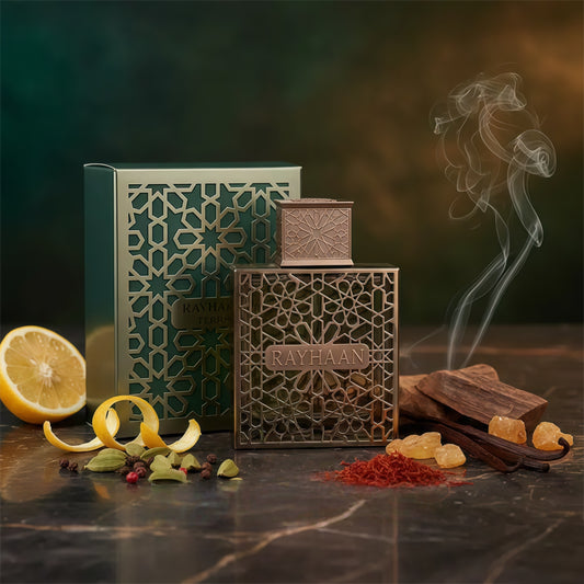 Rayhaan Terra Rayhaan para Hombres Perfume con Notas de Cardamomo y Bergamota Aroma Cítrico-aromático y Especiado Ideal para Hombres Sofisticados