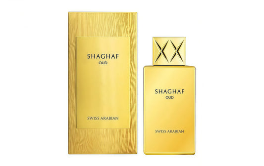 Swiss Arabian Shaghaf Oud Eau de Parfum Unisex Oriental Amaderado Gourmand para Hombres y Mujeres Fragancia Intensa y Sofisticada