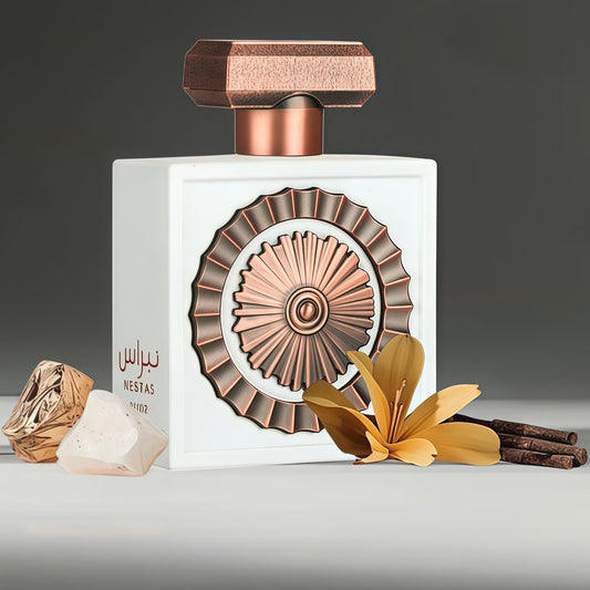 Lattafa Nebras Elixir 100ml Eau De Parfum UNISEX Fragancia Nocturna Dulce y Enigmática con Notas de Caramelo y Heliotropo Ideal para Citas Nocturnas Oud Cautivador Ámbar Vainilla