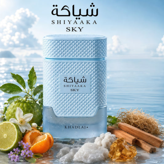 Karus Shiyaaka Sky EDP 100ml Hombre Fragancia Cítrica Floral y Amaderada para Uso Diario y Ocasiones Especiales
