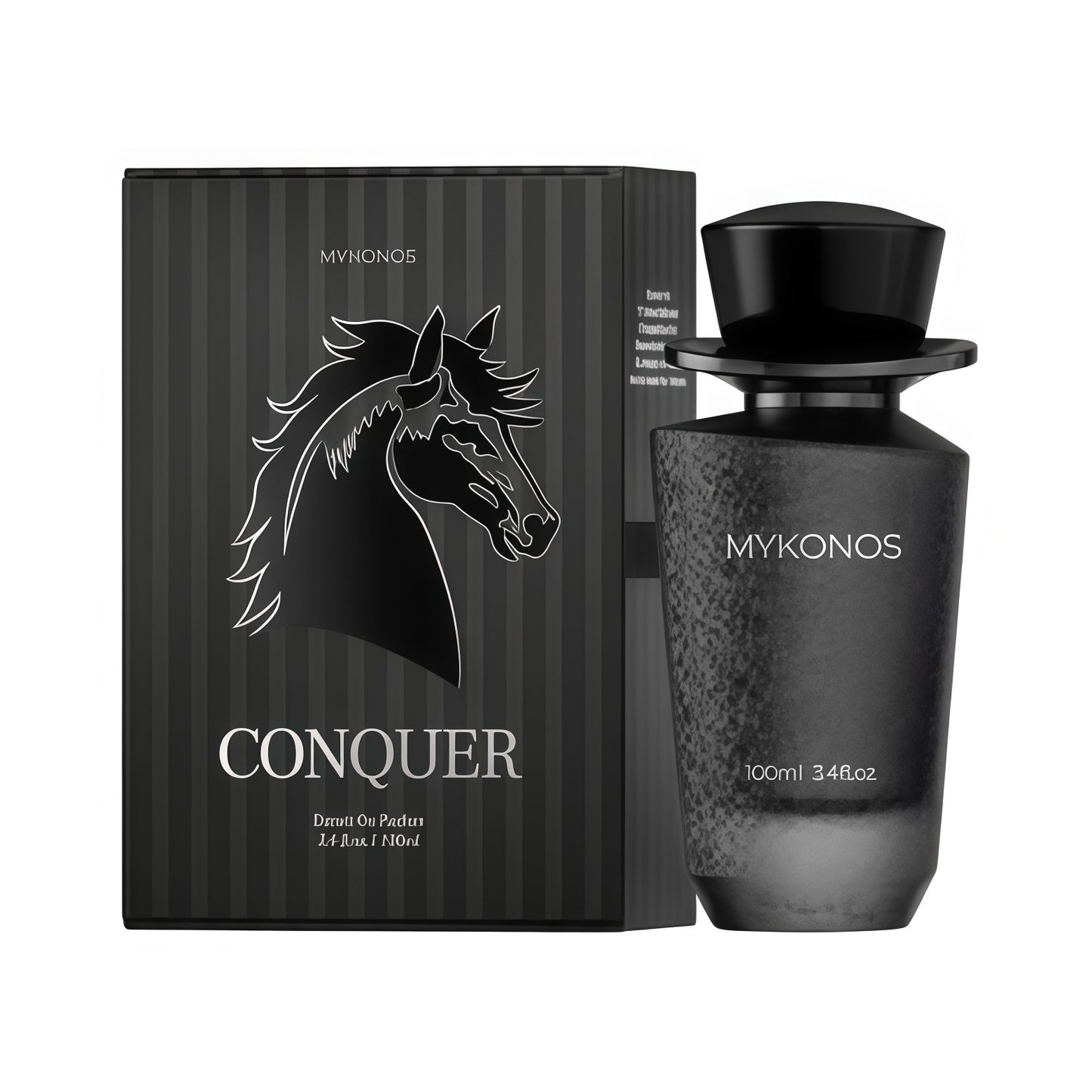 Mykonos Conquer Extrait de Parfum Unisex 100 ml Fragancia Cítrica Especiada y Ambarada para Uso Diario y Ocasiones Especiales