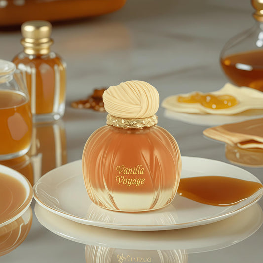 Maison Asrar Vanilla Voyage EDP Spray 100ml – Perfume Árabe Original Unisex con Vainilla Exótica, Espíritu Oriental y Elegancia Atemporal en Cada Gota