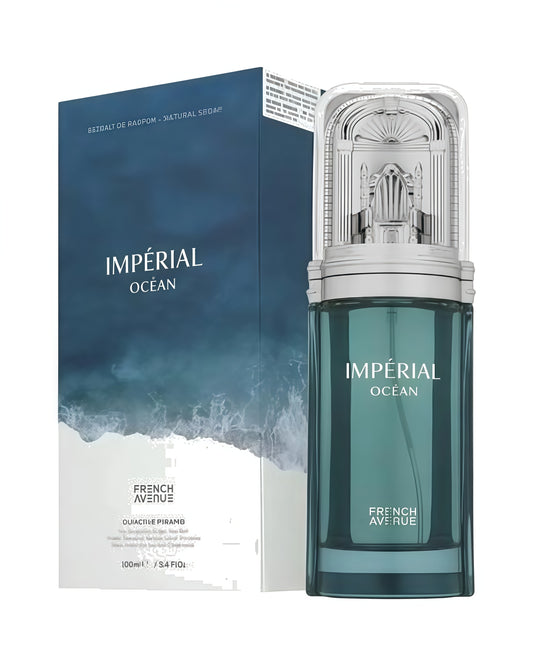 Imperial Ocean Extrait de Parfum Unisex 100ml - Fragancia Marina Cítrica y Amaderada con Bergamota Jengibre y Sal Marina