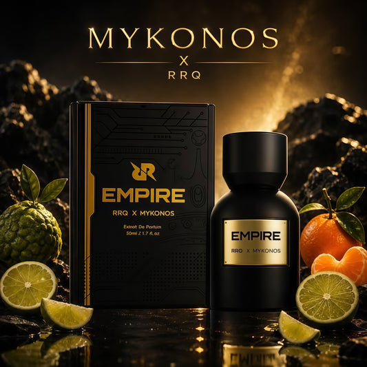 Mykonos Empire 50ml Extrait de Parfum Unisex Fragancia Cítrica Tropical y Almizclada para Primavera y Verano