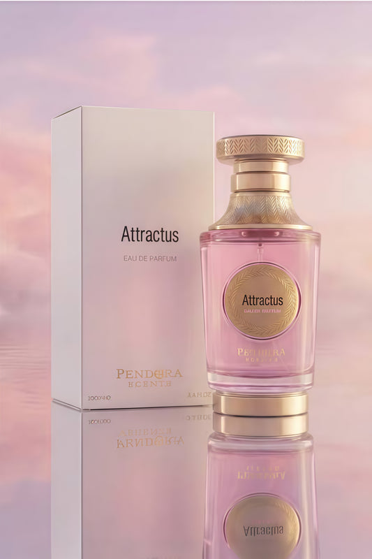 Paris Corner Pendora Attractus Eau de Parfum 100 ml Fragancia Oriental Floral Seductora y Magnética con Notas de Frambuesa y Bergamota