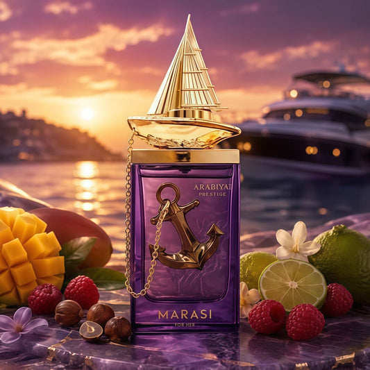 Marasi Eau de Parfum Mujer 100 ml Fragancia Dulce Frutal y Gourmand Irresistible con Frambuesa Bergamota y Avellana para Ocasiones Especiales