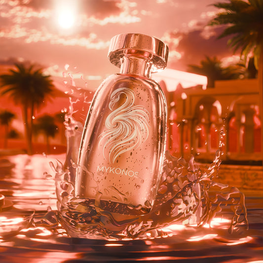 Mykonos Marbella Extrait De Parfum 100ml - Fragancia Unisex Tropical y Afrutada con Notas de Naranja y Frangipani para Días Soleados