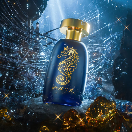 Mykonos Nautilus - Extrait de Parfum Unisex 100ml Fragancia Afrutada y Floral con Notas de Pera Bergamota y Ámbar para Ocasiones Especiales