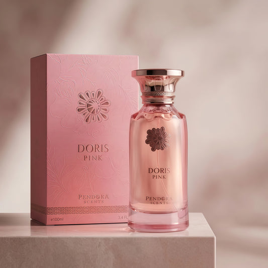 Pendora Scents Paris Corner Doris Pink Eau de Parfum 100 ml Fragancia Floral-Frutal Romántica y Dulce para Mujer con Notas de Rosa y Peonía