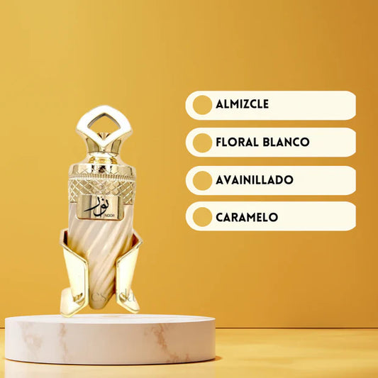 Noor Riffs | 100 ml -Perfume EDP para mujer y hombre -dulce vainillado y cremoso