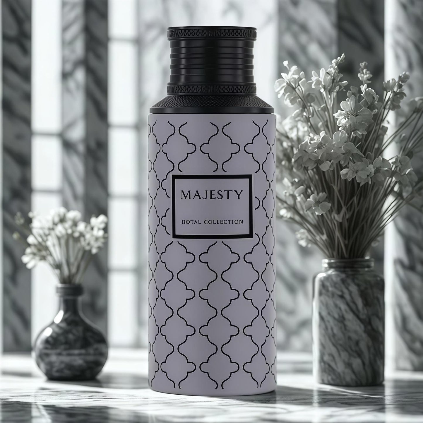 Maison Asrar Majesty Eau de Parfum Unisex Cítrico Aromático Floral Amaderado para Hombres y Mujeres Notas de Pomelo Jengibre y Bergamota Alta Proyección Persistente