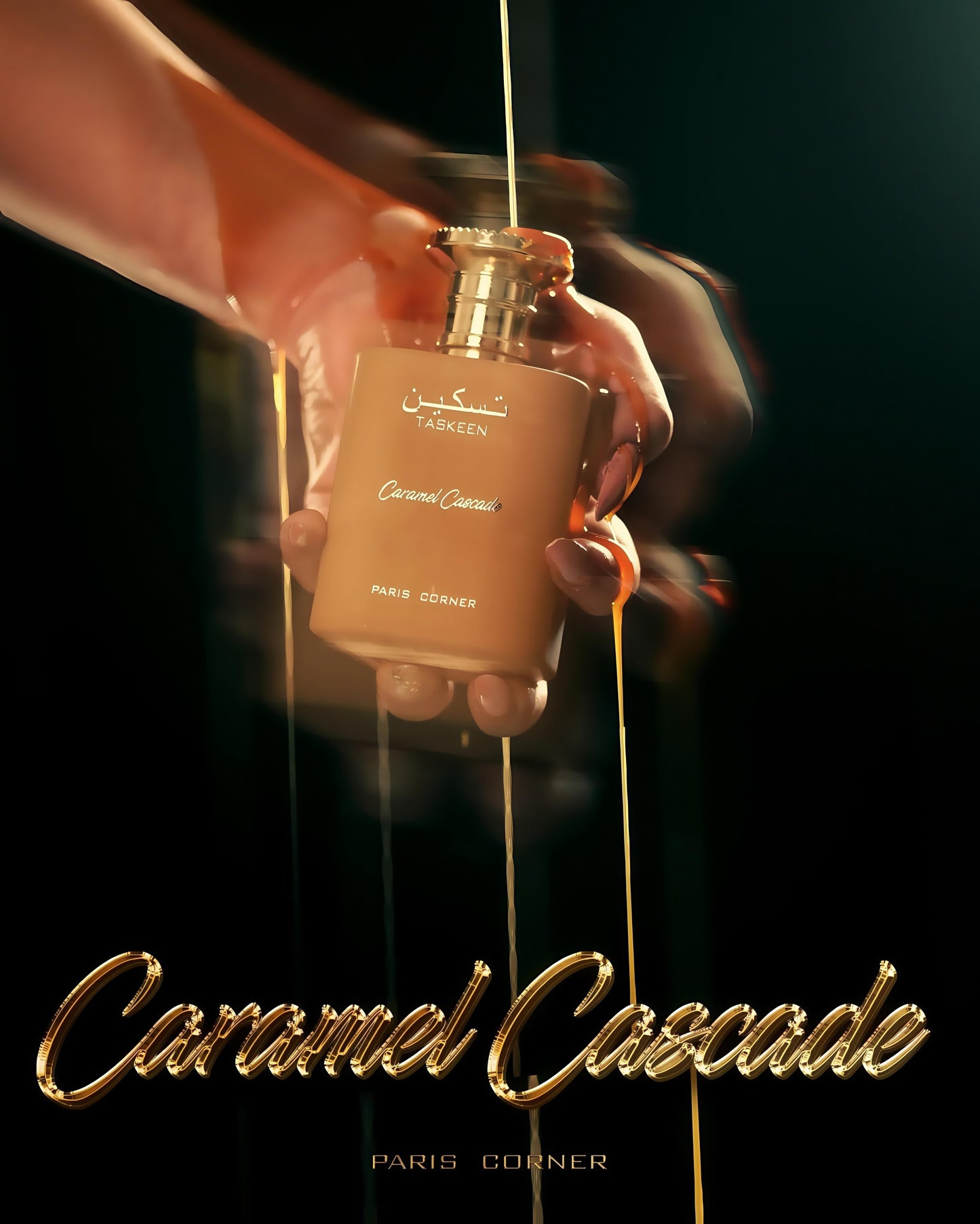 Paris Corner Taskeen Caramel Cascade - Perfume Árabe Unisex de Lujo