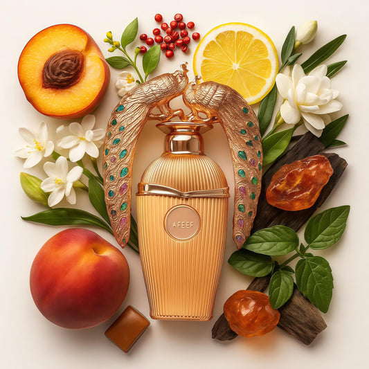 Afeef Lattafa - Perfume Árabe Unisex Floral y Frutal 100ML: Frescura y Elegancia en Cada Nota