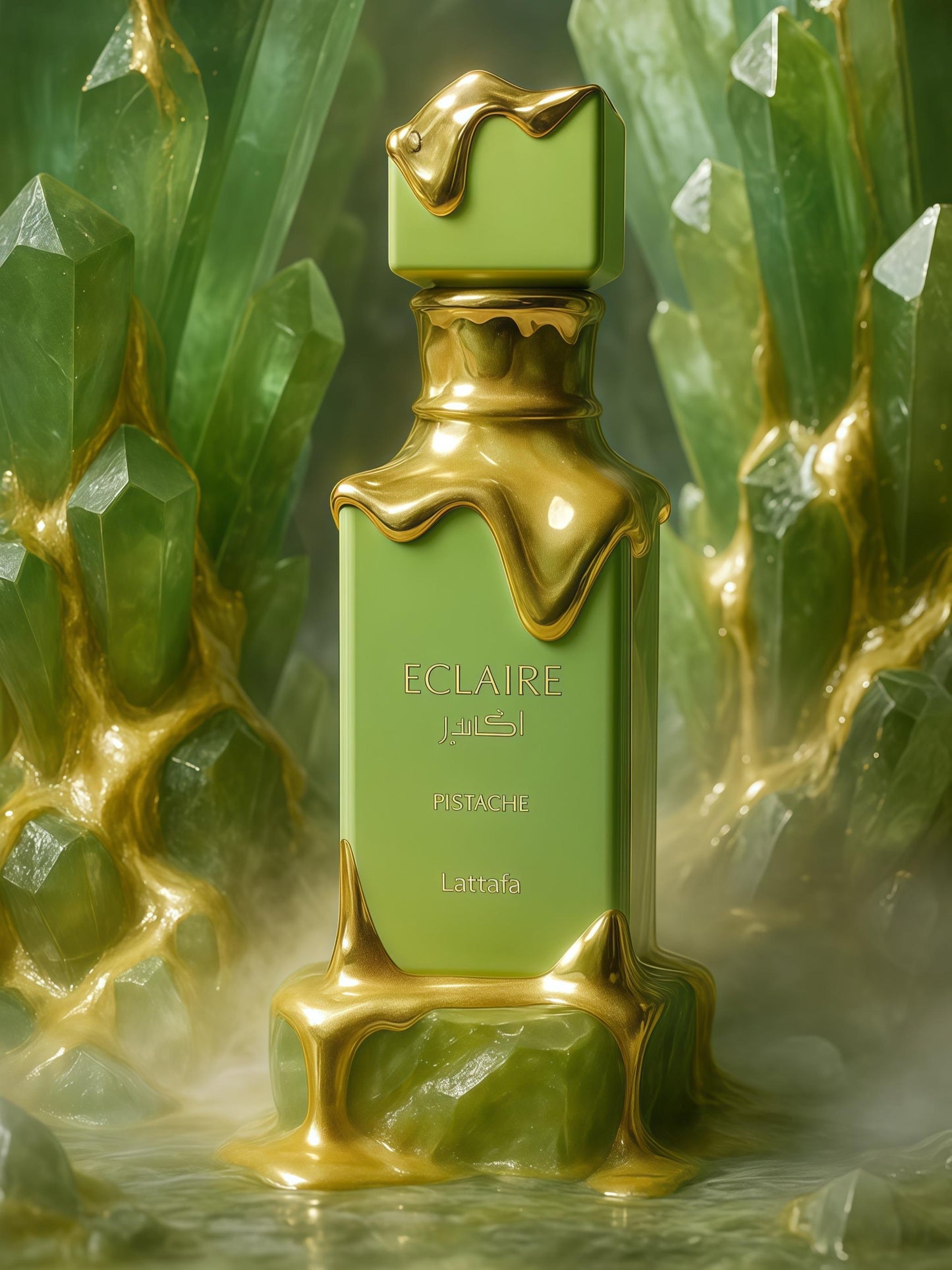 Eclaire Pistache Lattafa 100ML – Perfume Unisex Oriental Vainilla con Pistacho, Coco y Vainilla