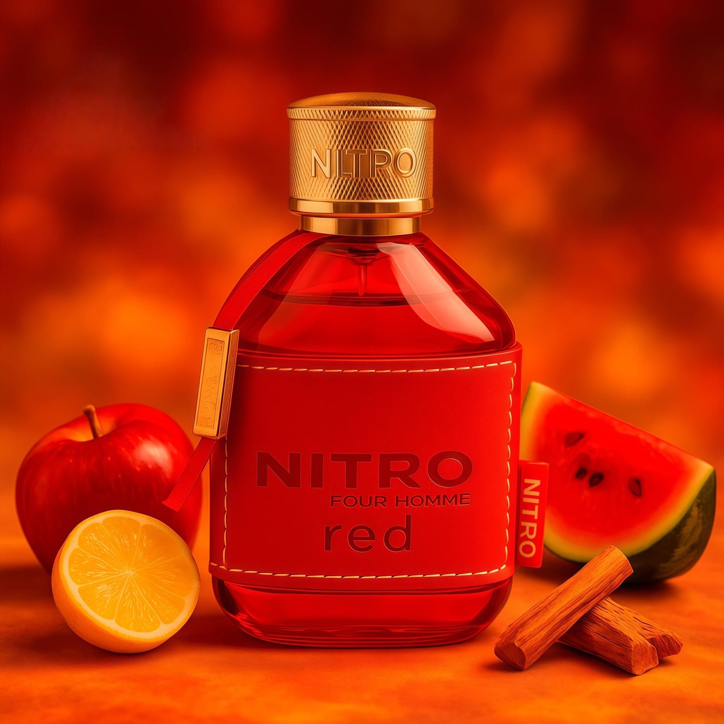 Nitro Red Dumont 100ML – Perfume Masculino Aromático Frutal | Fresco, Vibrante y Moderno