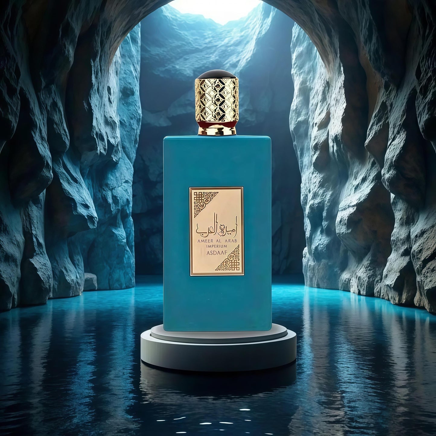 Asdaaf Ameer Al Arab Imperium Eau de Parfum 100ml – Perfume Masculino Oriental con Notas de Bergamota, Geranio y Ámbar
