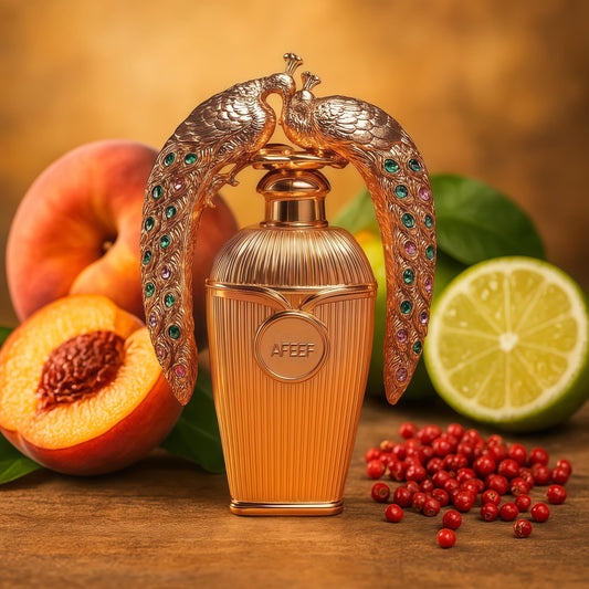 Afeef Lattafa - Perfume Árabe Unisex Floral y Frutal 100ML: Frescura y Elegancia en Cada Nota