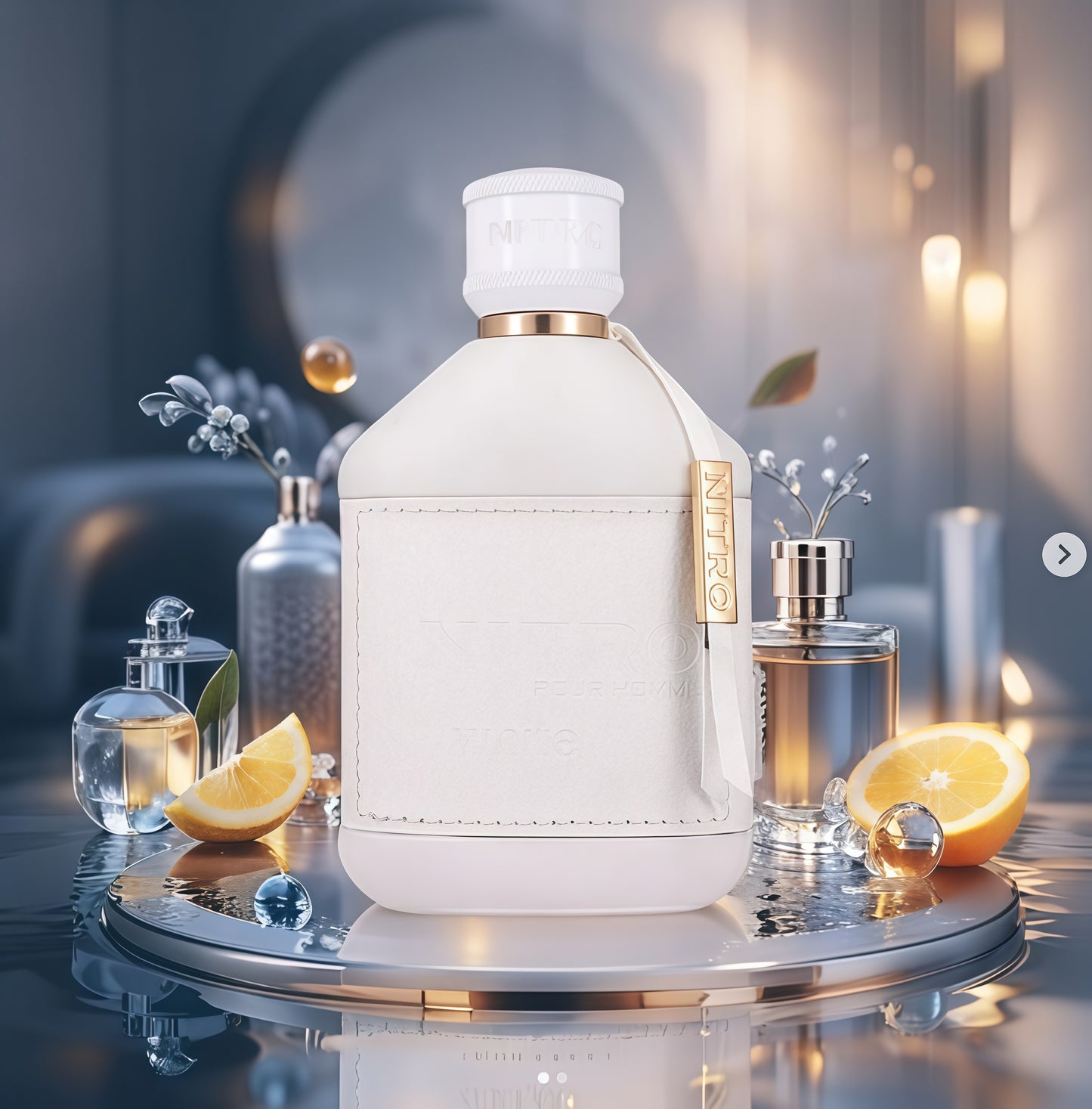 DUMONT PARIS Nitro White -100ml - Fragancia Intensa y Magnética Inspirada en Perfumería Parisina con Notas de Ciprés y Pachulí