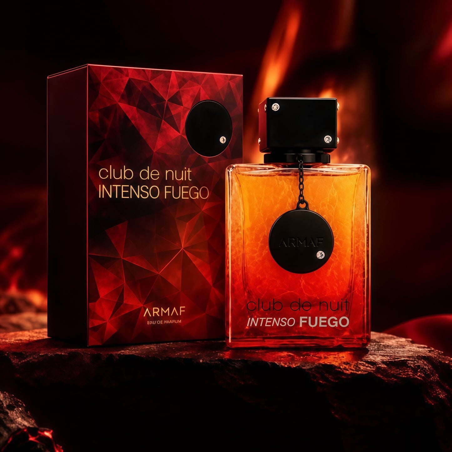 Club de nuit Intenso Fuego 105ml Eau de Parfum Unisex con Notas Cítricas Afrutadas y Especiadas para Ocasiones Especiales