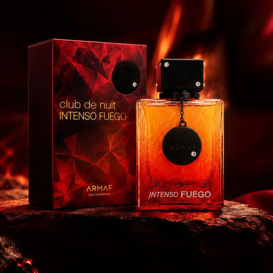 Club de nuit Intenso Fuego 105ml Eau de Parfum Unisex con Notas Cítricas Afrutadas y Especiadas para Ocasiones Especiales