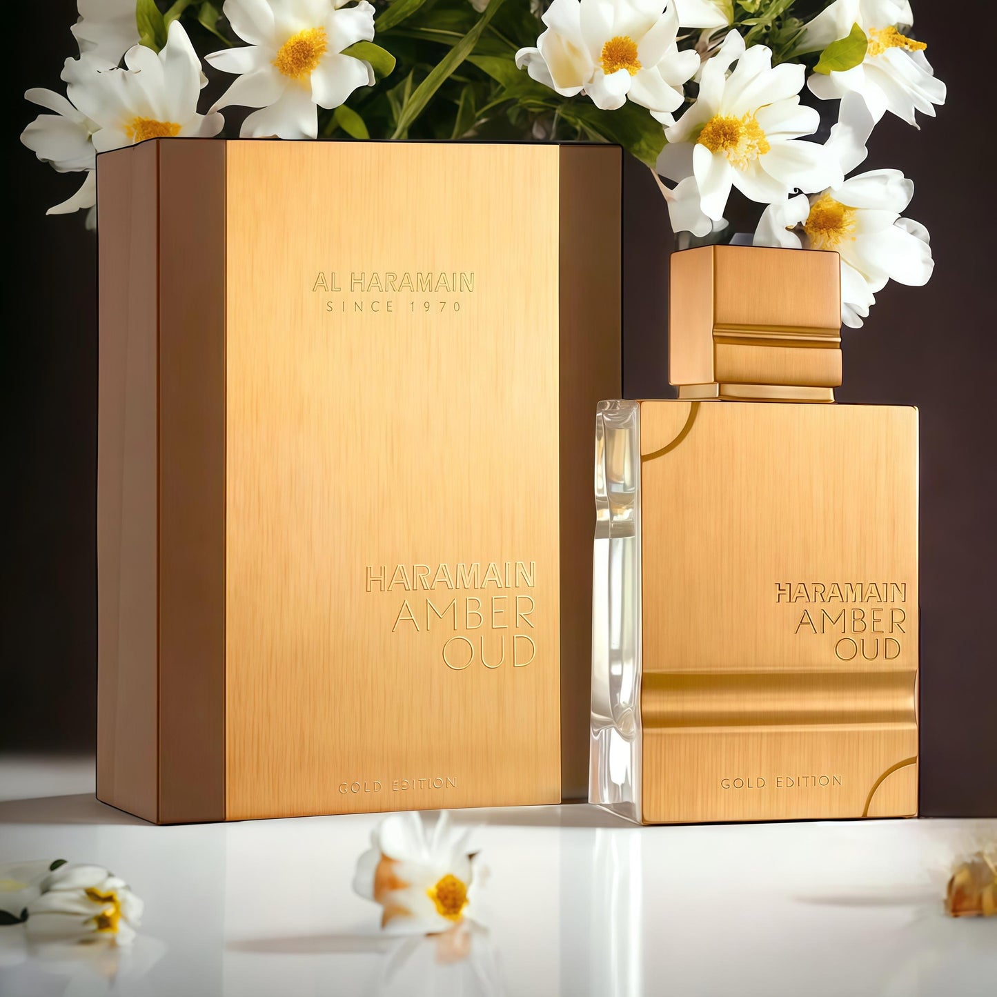 Amber Oud Gold Edition Al Haramain 120ML – Perfume Unisex Ámbar Vainilla con Toques Frutales y Amaderados