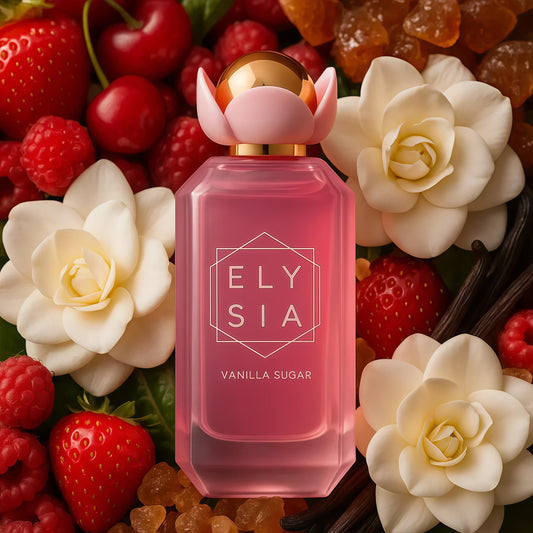 Elysia Perfume Mujer Vanilla Sugar Fragance World 100ml Aroma Dulce y Gourmand con Notas de Vainilla y Caramelo Ideal para Uso Diario y Regalo Original