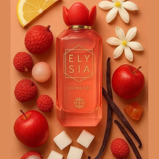 Elysia Lychee Fizz 100ml Perfume Mujer Inspirado en Alegría Natural y Feminidad Suave con Notas de Lichi y Grosella Negra Ideal para Uso Diario y Eventos Especiales