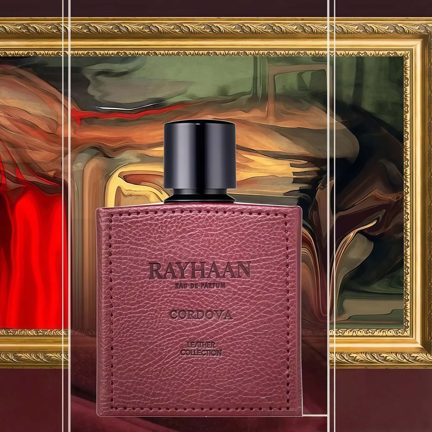 RAYHAAN Perfume CORDOVA-100ml para Hombre Sofisticado con Cuero Intenso y Aromas Orientales de Ciprés y Patchouli