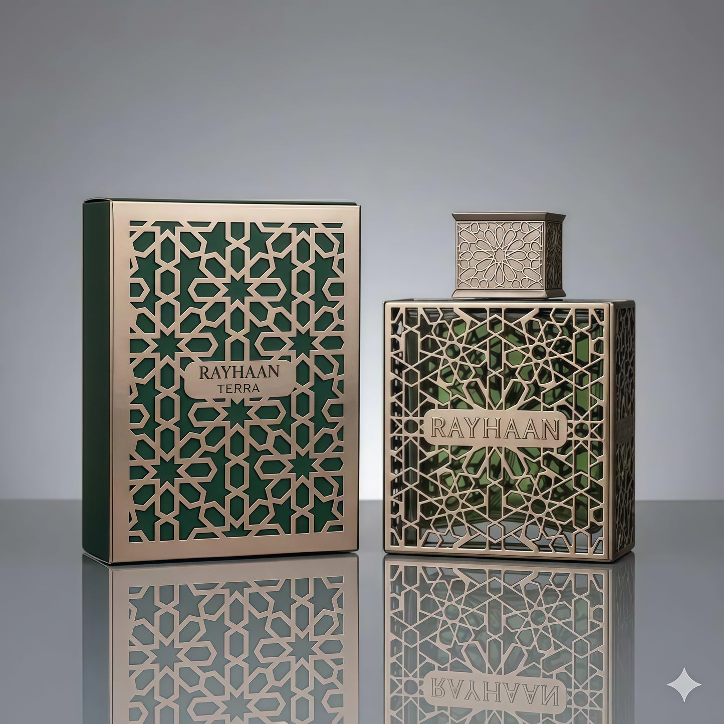 Rayhaan Terra Rayhaan para Hombres Perfume con Notas de Cardamomo y Bergamota Aroma Cítrico-aromático y Especiado Ideal para Hombres Sofisticados