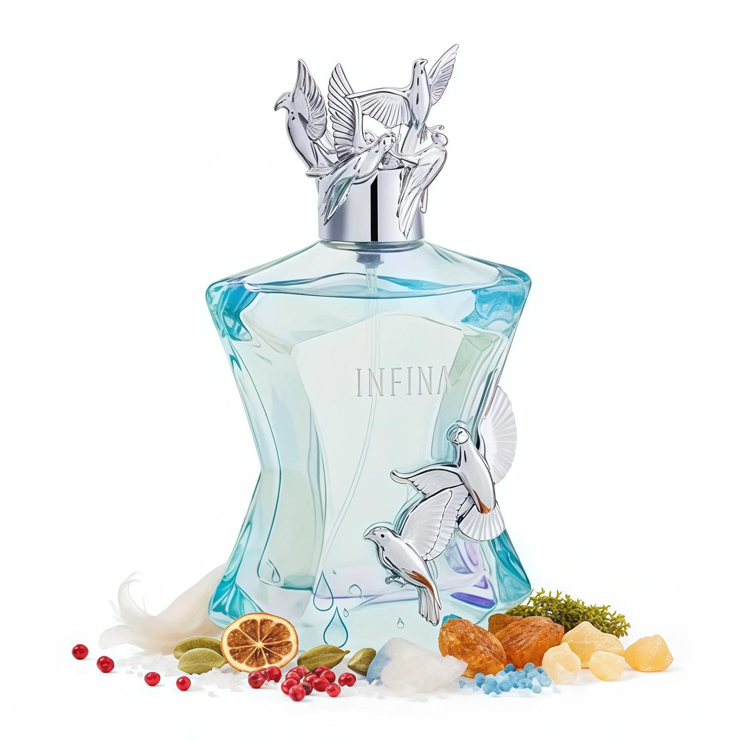 Infina MAISON ASRAR para Hombres y Mujeres Fragancia con Notas de Pimienta Rosa y Matices Marinos Aroma Exclusivo