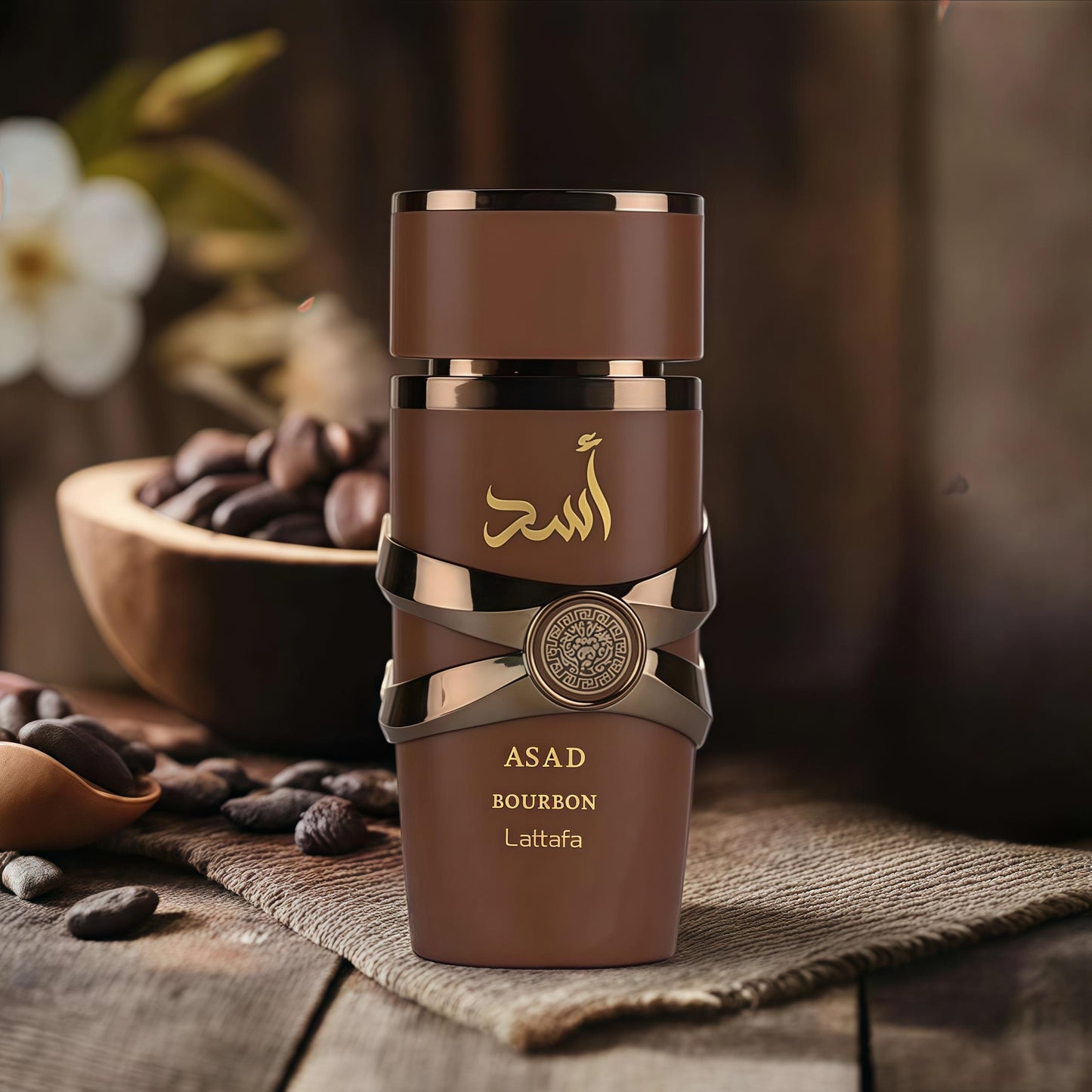 Lattafa Asad Bourbon Perfume Árabe - 100ML Poder, Elegancia y Sofisticación