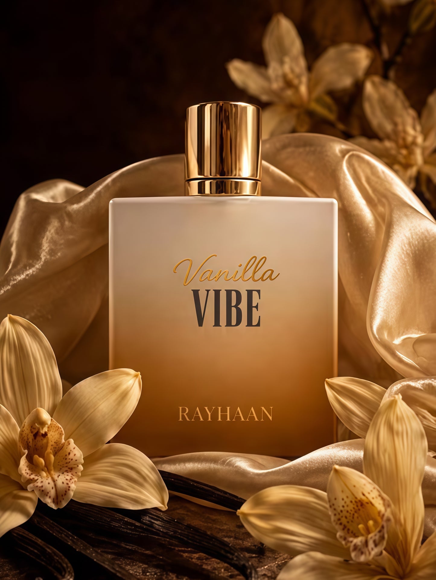 Rayhaan Vanilla Vibe 100ml Fragancia Oriental Floral para Hombres y Mujeres Notas de Vainilla y Madera de Oud