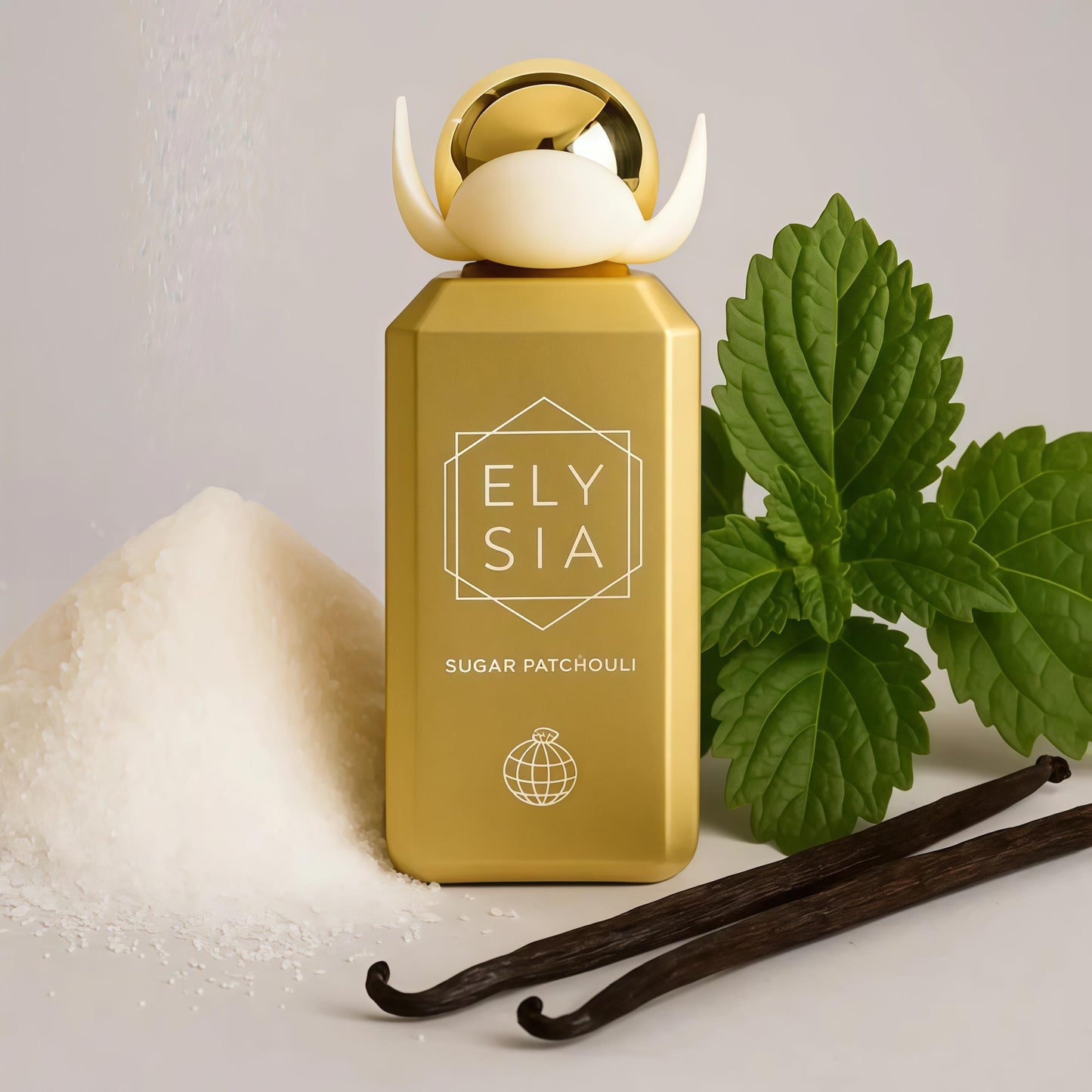 Fragrance World Elysia Sugar Patchouli Perfume Mujer 100ml Aroma Profundo y Seductor con Notas de Ciruela Madura y Vainilla Suave Ideal para Noches Elegantes